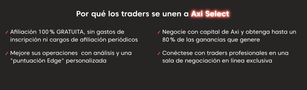 Por qué los traders se unen a Axi Select