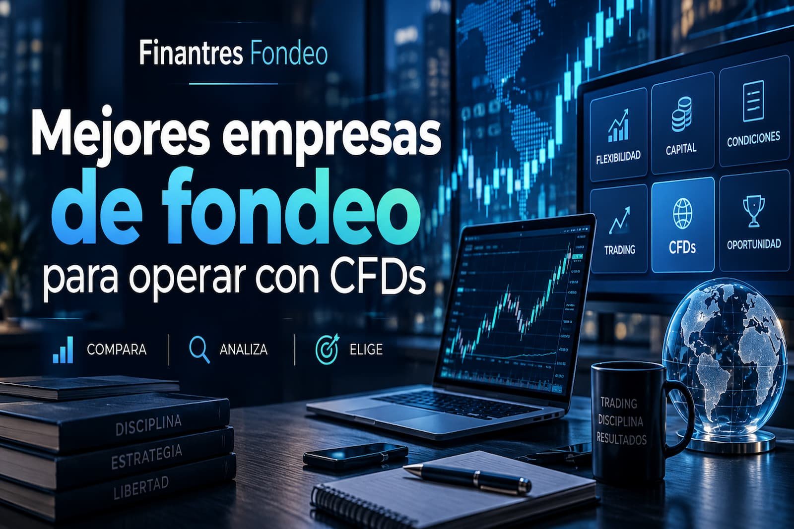 Mejores empresas de fondeo para operar con CFDs