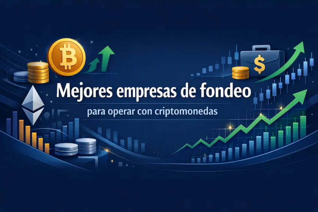 Mejores empresas de fondeo para operar con criptomonedas