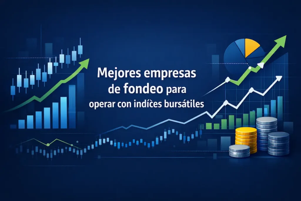 Mejores empresas de fondeo para operar con índices bursátiles