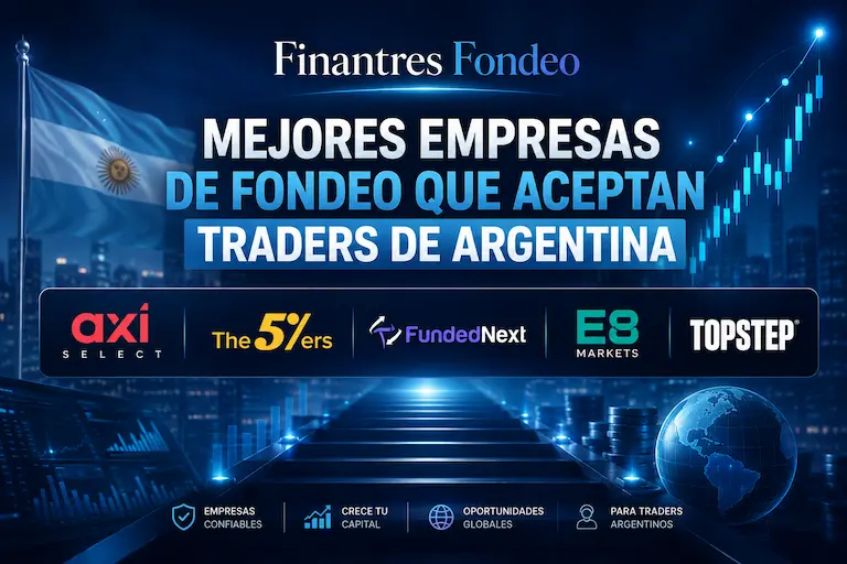 Mejores empresas de fondeo que aceptan traders de Argentina
