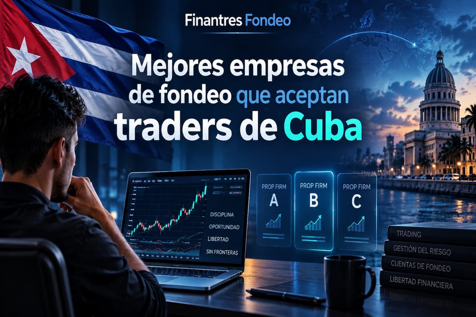 Mejores empresas de fondeo que aceptan traders de Cuba