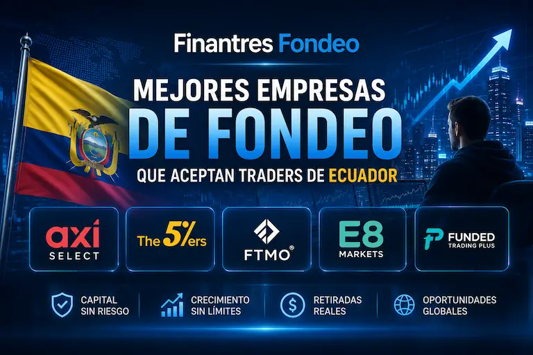 Mejores empresas de fondeo que aceptan traders de Ecuador
