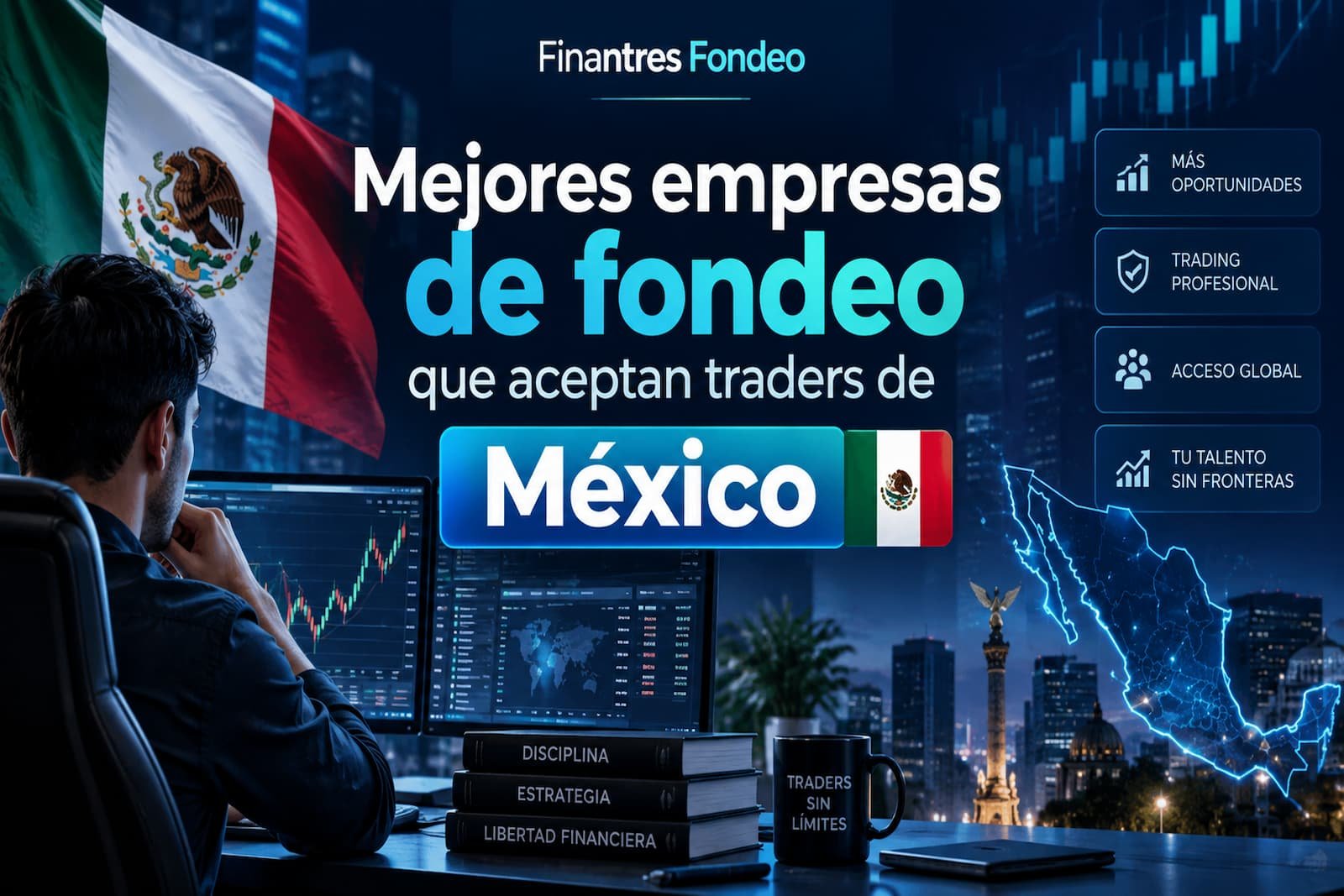 Mejores empresas de fondeo que aceptan traders de México
