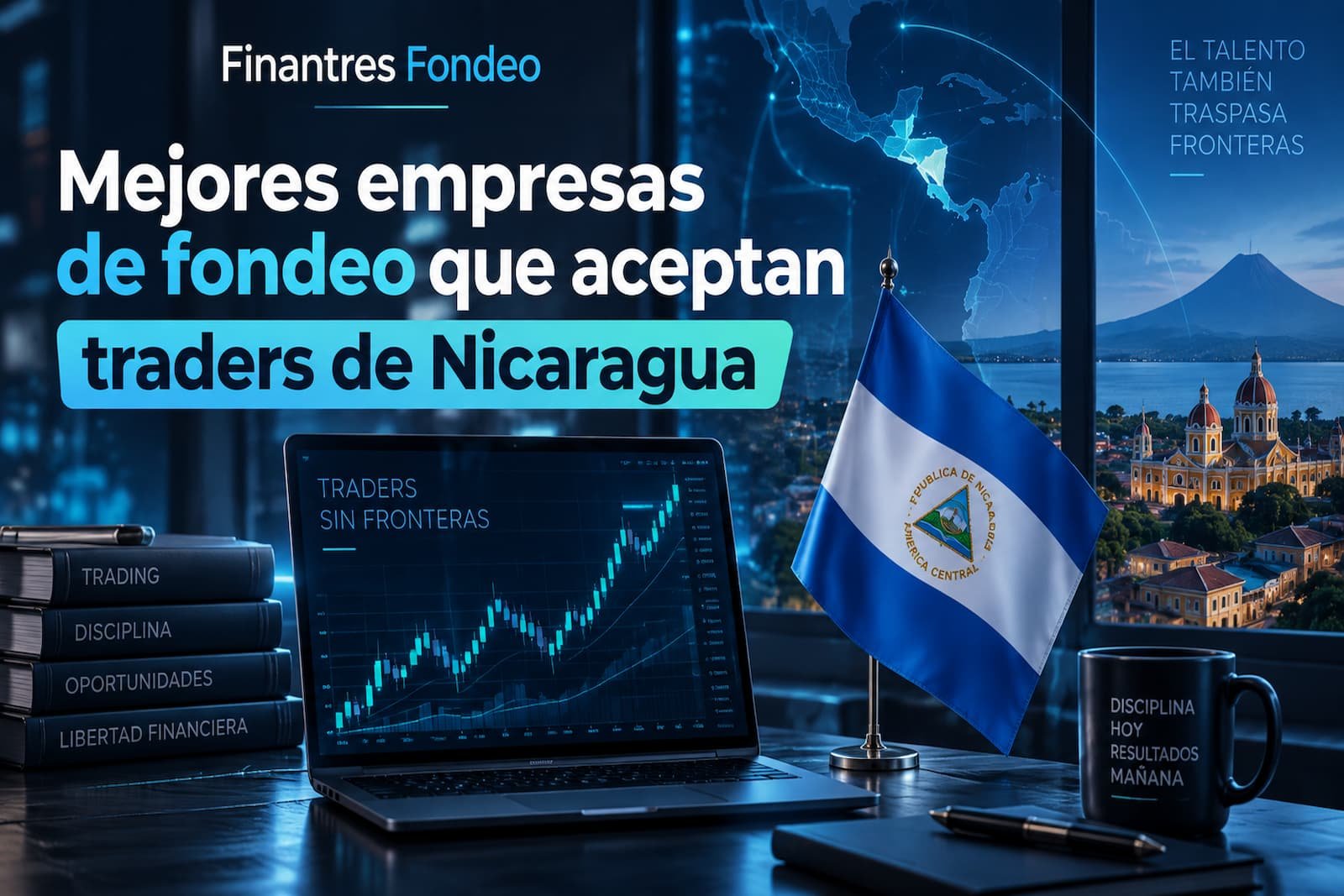 Mejores empresas de fondeo que aceptan traders de Nicaragua