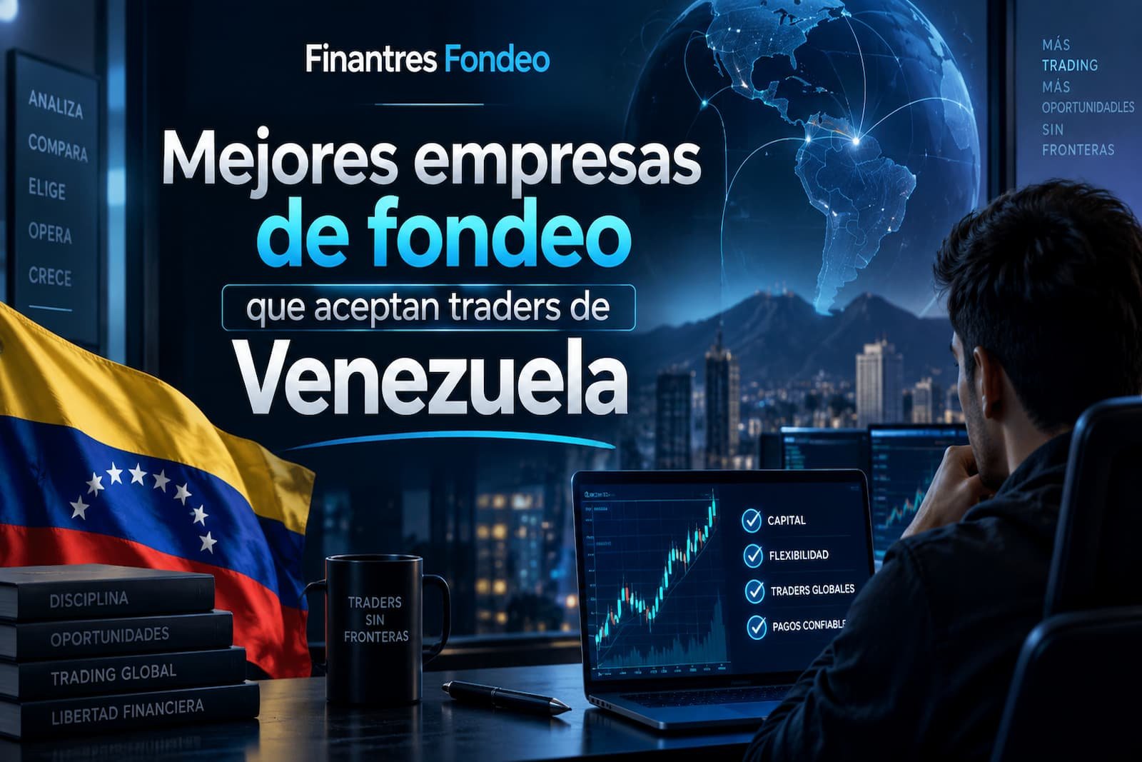 Mejores empresas de fondeo que aceptan traders de Venezuela