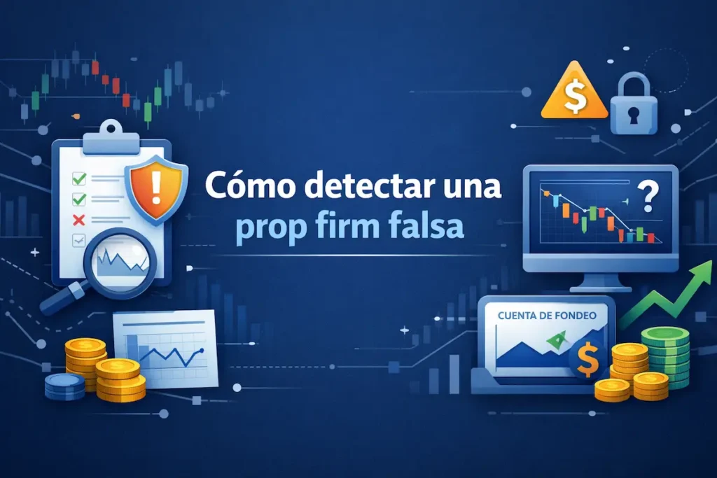 Cómo detectar una prop firm falsa