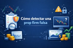 Cómo detectar una prop firm falsa