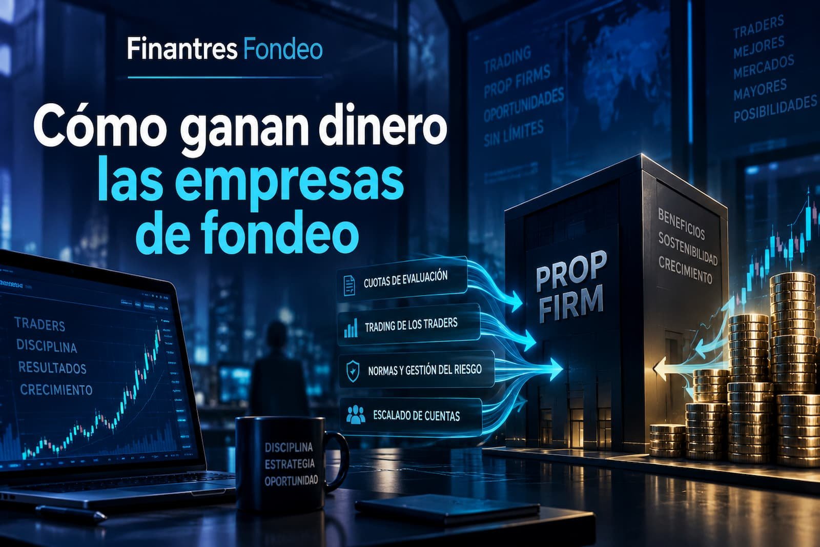 Cómo ganan dinero las empresas de fondeo