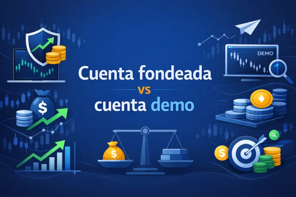 Cuenta fondeada vs cuenta demo