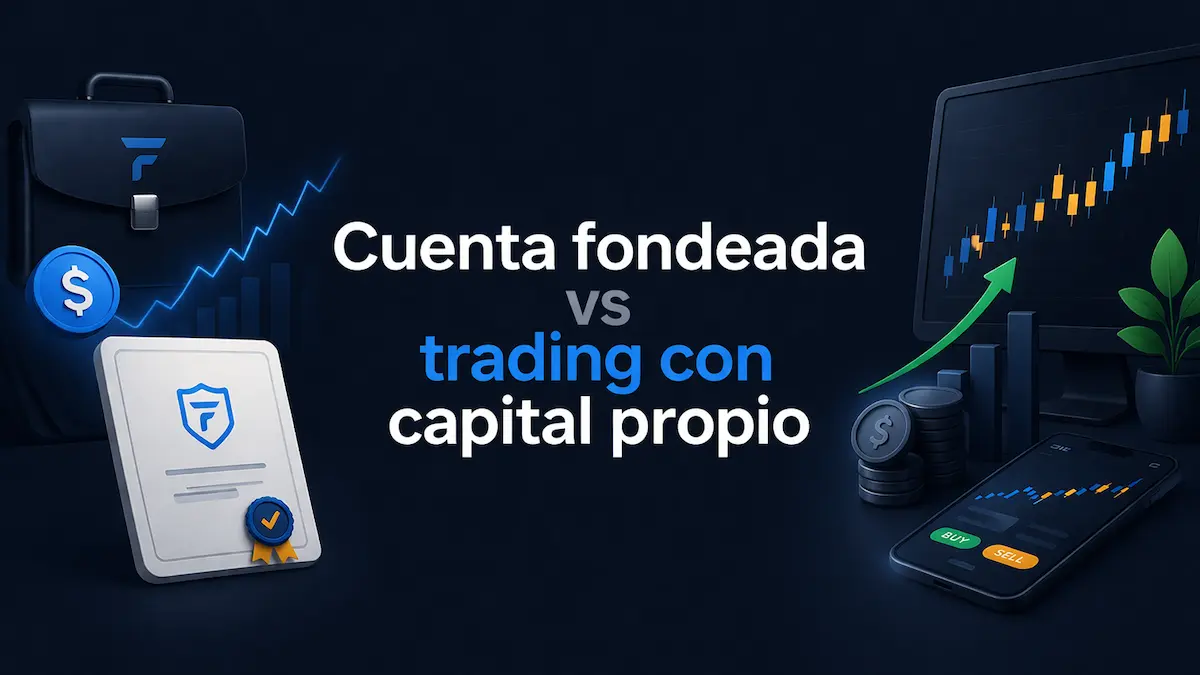 Cuenta fondeada vs trading con capital propio