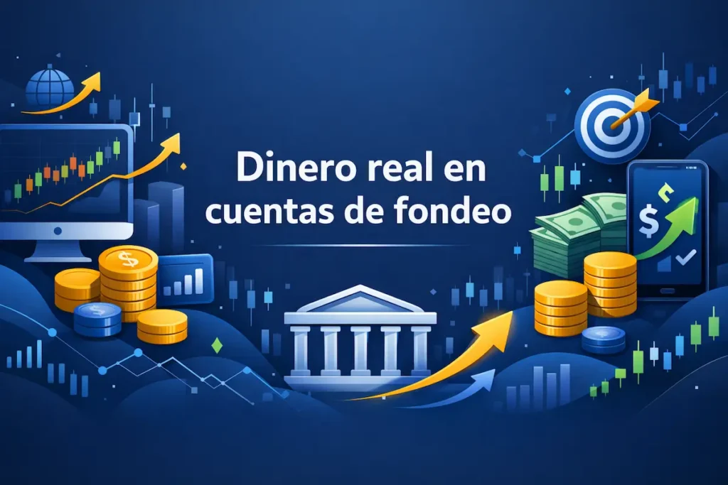 Dinero real en cuentas de fondeo