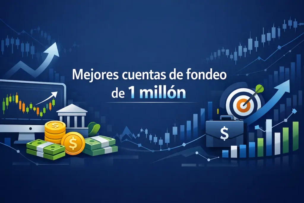 Mejores cuentas de fondeo de 1 millón
