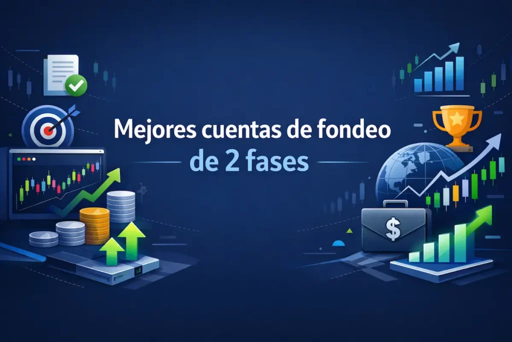 Mejores cuentas de fondeo de 2 fases