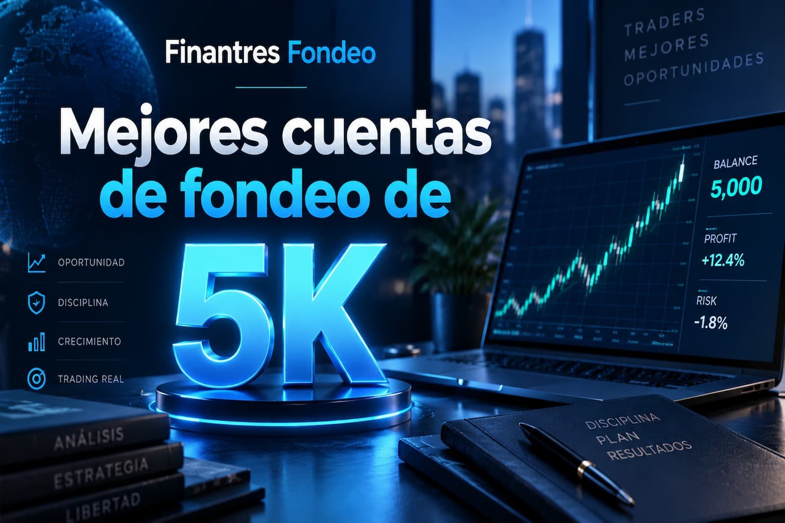 Mejores cuentas de fondeo de 5K