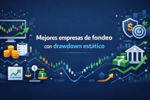 Mejores empresas de fondeo con drawdown estático