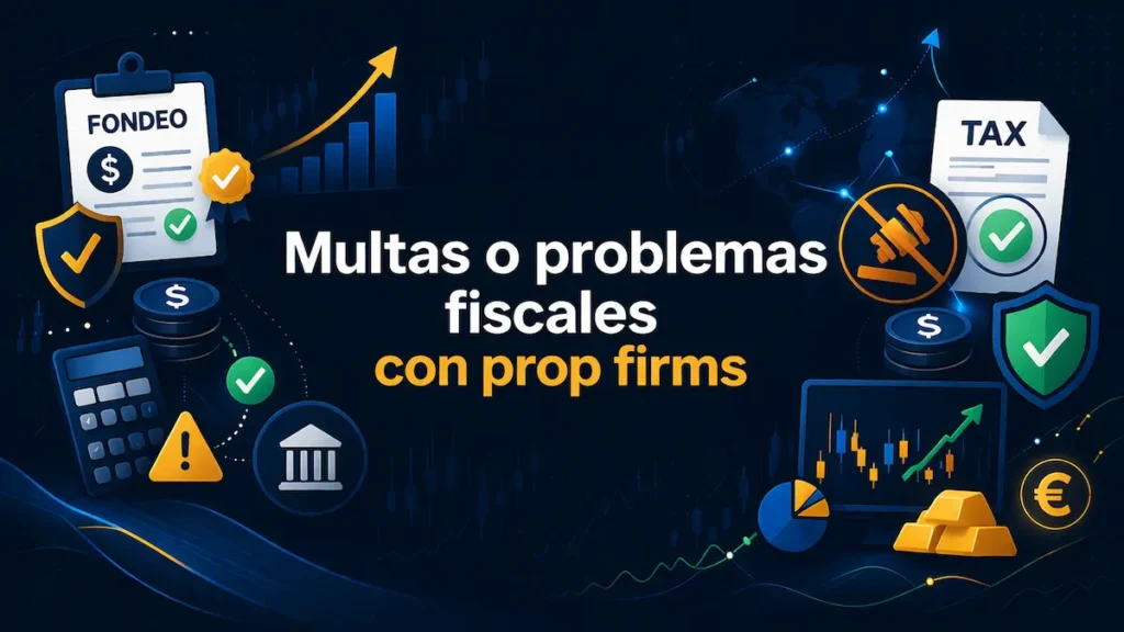 Multas o problemas fiscales con prop firms