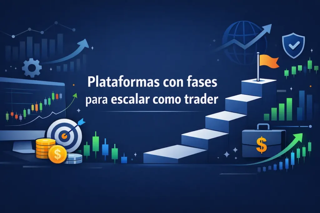 Plataformas con fases para escalar como trader