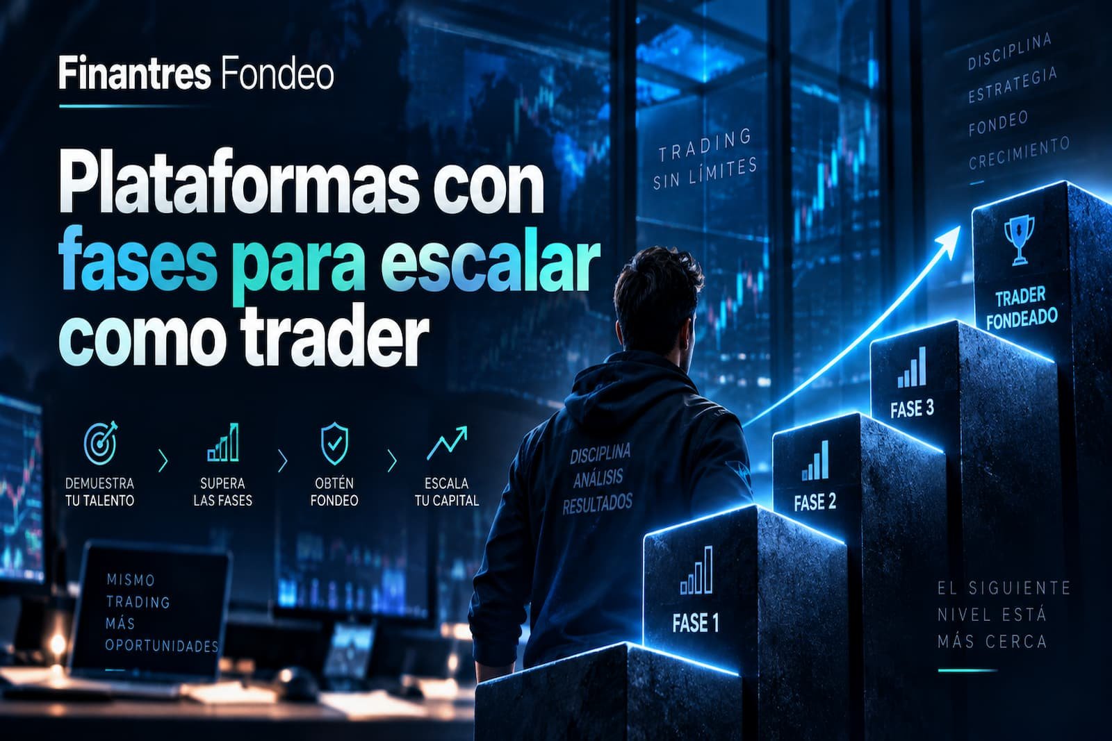 Plataformas con fases para escalar como trader