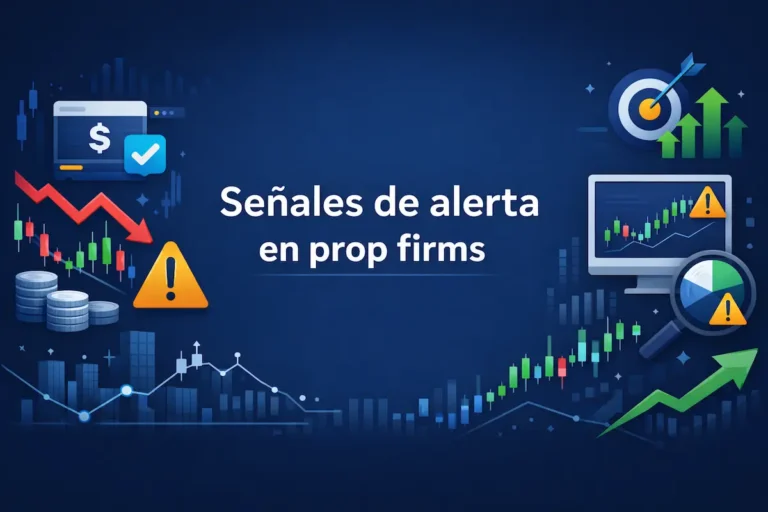 Señales de alerta en prop firms