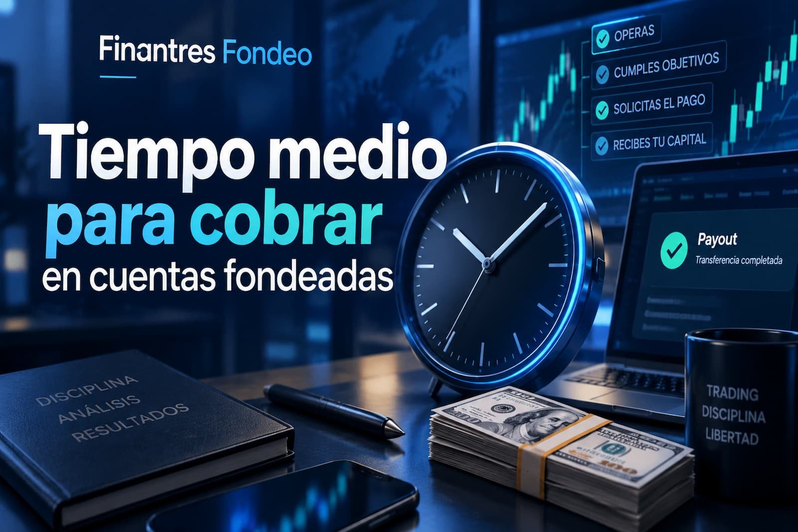 Tiempo medio para cobrar en cuentas fondeadas