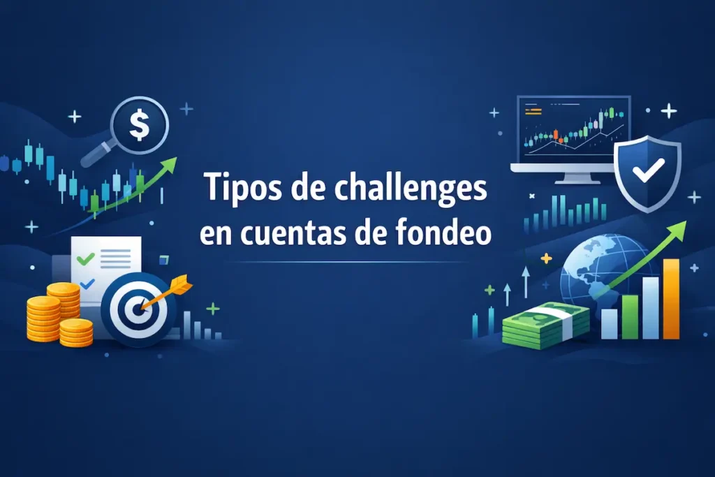 Tipos de challenges en cuentas de fondeo