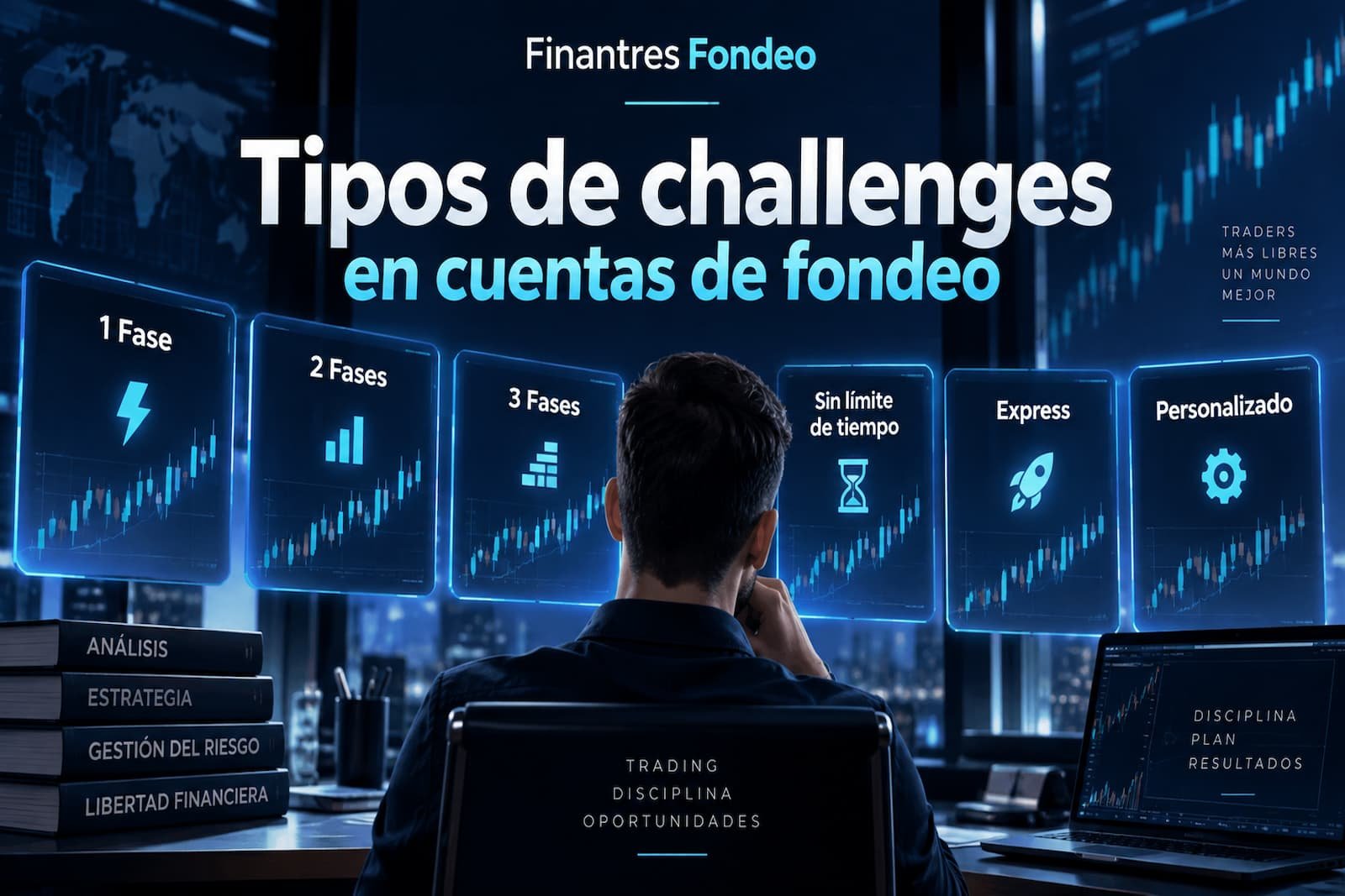 Tipos de challenges en cuentas de fondeo