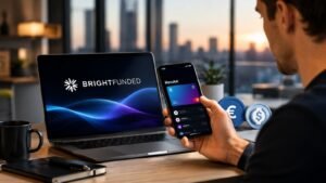 BrightFunded vincula su nueva oferta comercial a Revolut y a pagos en euros o USDC.