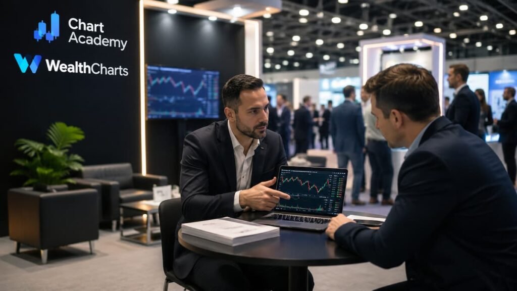 Chart Academy y WealthCharts ganan presencia en la Prop Firm Expo London 2026.