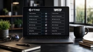 Comparativa de reglas entre FTMO y Topstep en julio de 2026