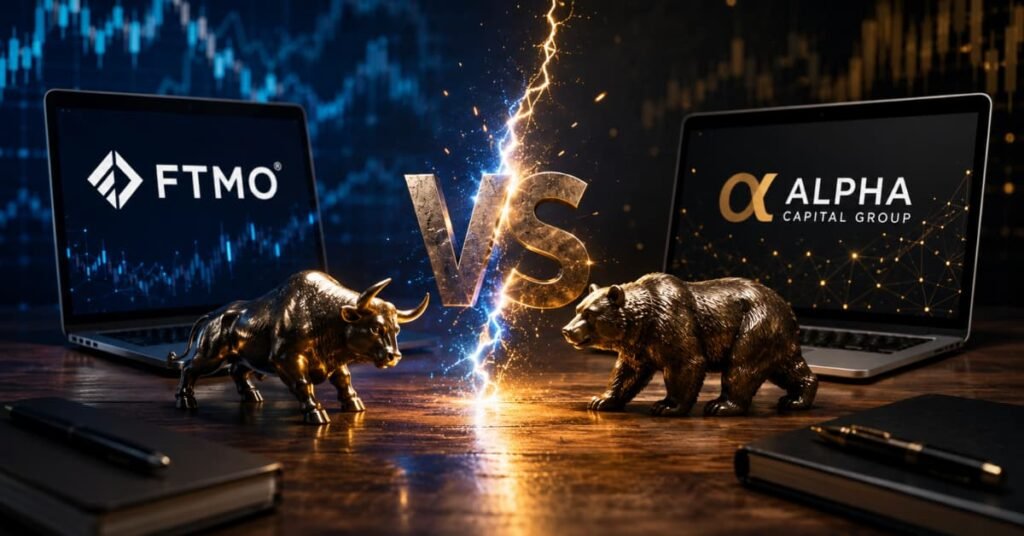 FTMO vs Alpha Capital Group en Junio
