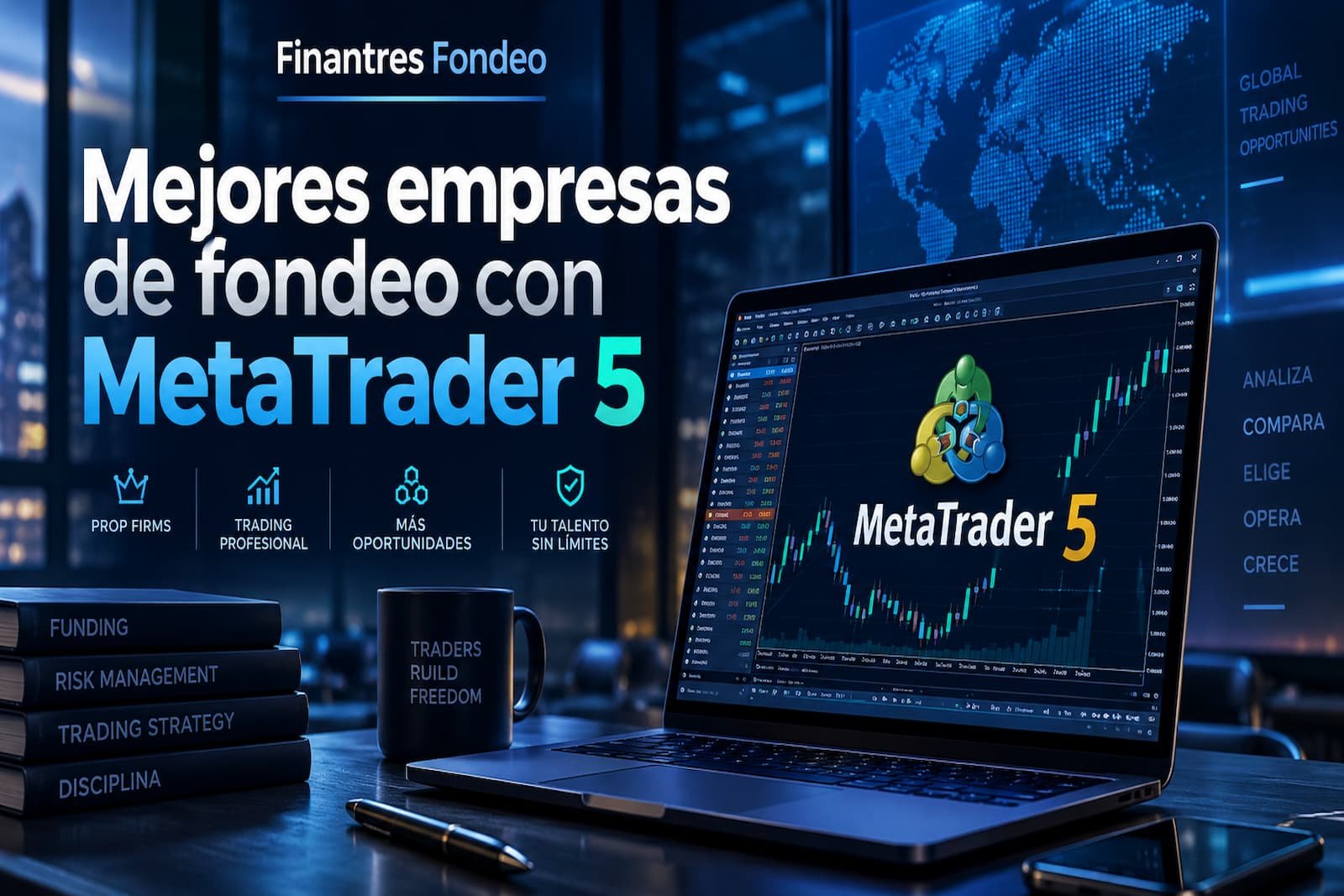 Mejores empresas de fondeo con MetaTrader 5