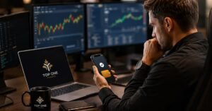PAYDAY de Top One Trader exige completar el objetivo y pedir el payout dentro de 8 horas.
