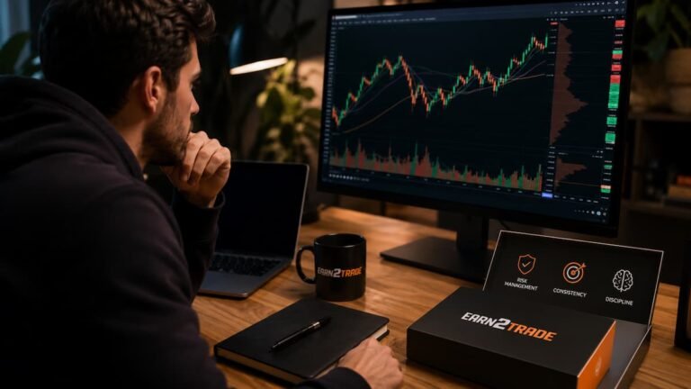 Earn2Trade ofrece 50% y evaluación gratis: por qué conviene leer las reglas