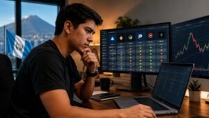 Trader de Guatemala comparando cuentas de fondeo en julio de 2026