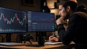 Cuenta fondeada con reglas de drawdown y payouts bajo revisión