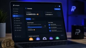 Panel de recompensa cripto en una cuenta fondeada de FundingPips