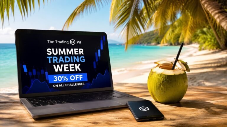 Promoción Summer Trading Week de The Trading Pit con 30% en challenges