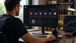 Trader revisa métodos de pago y transferencia bancaria en Funding Pips