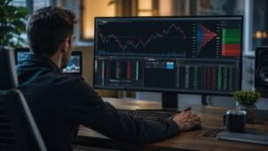 Trader revisando AlphaTrader tras la migración desde NinjaTrader y Tradovate