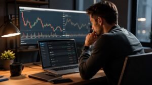 Trader revisando condiciones de payout en una cuenta de fondeo