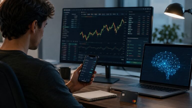 UpsideOnly mezcla IA paper trading y pagos por señales de mercado