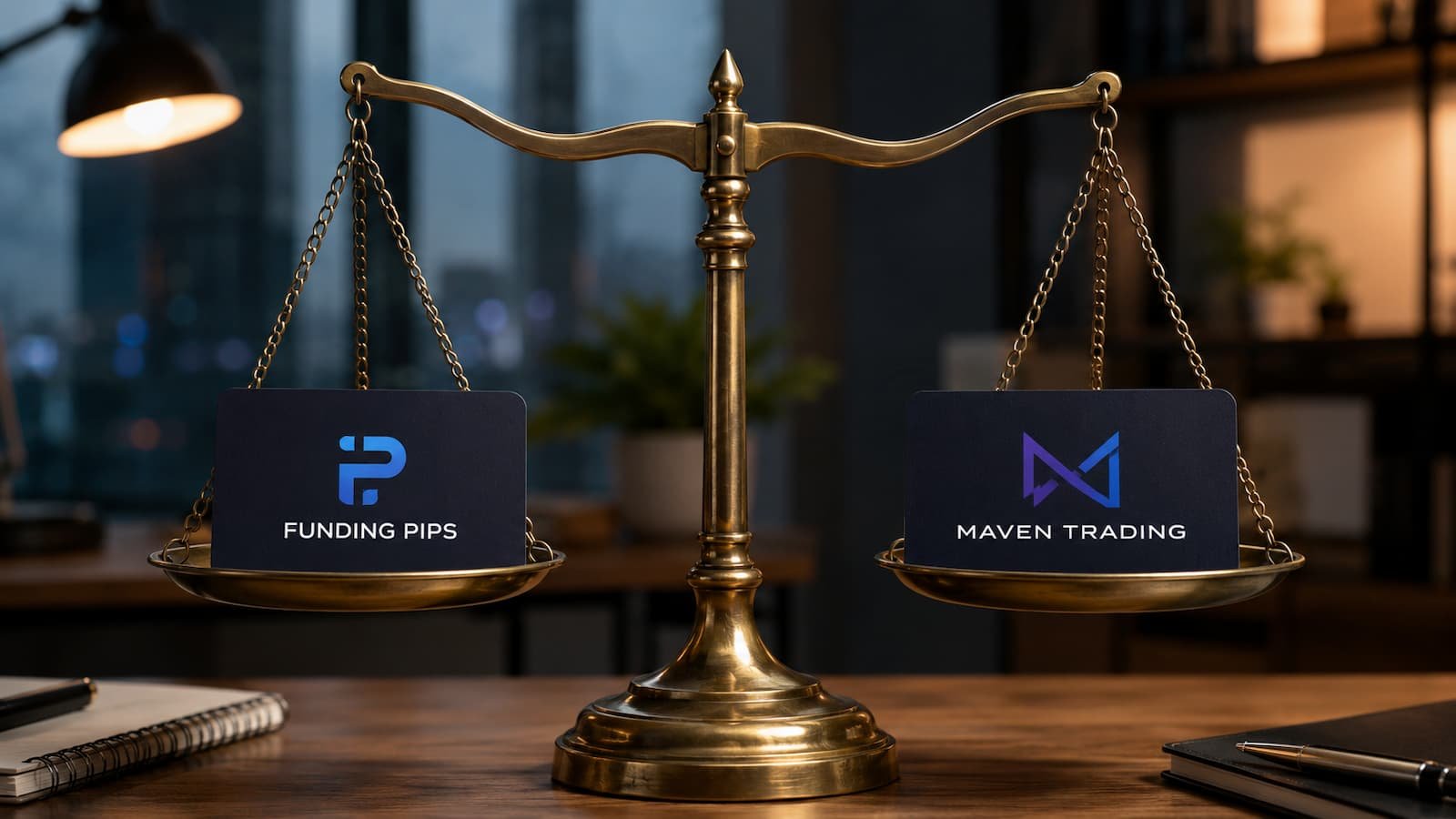Comparativa de reglas entre Funding Pips y Maven Trading