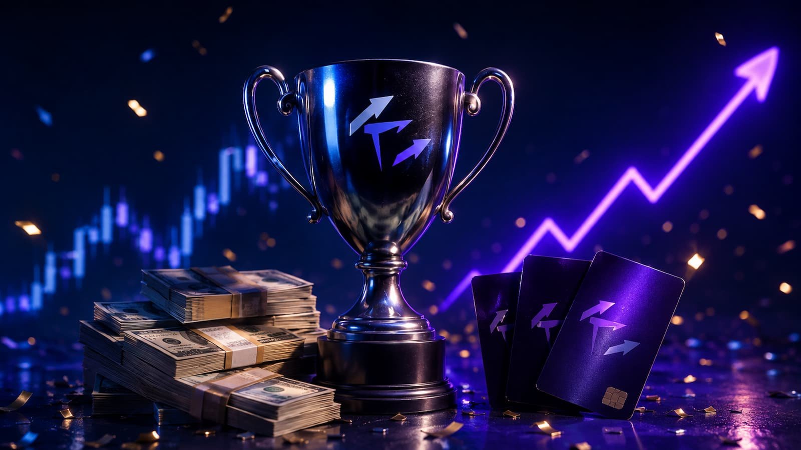 Competición de agosto de FundedNext y sus premios en efectivo y cuentas.