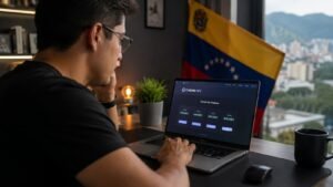 Trader venezolano revisando disponibilidad de Funding Pips antes de comprar una prueba