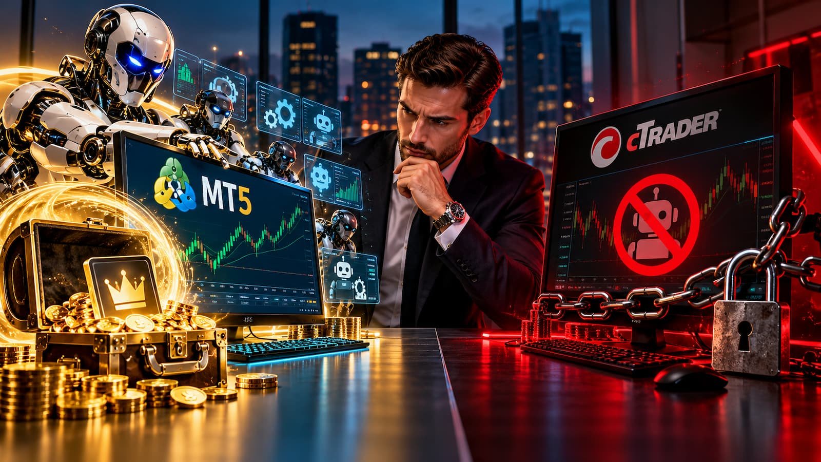 Hola Prime cobra aparte por los EAs y deja cTrader sin automatización.
